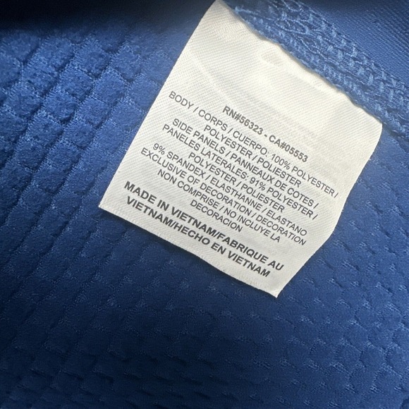 Nike Golf Vest Men XL Blue Therma-Fit Performance Stretch Sleeveless Lightweight - Picture 6 of 7